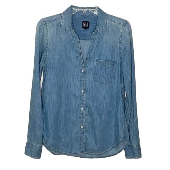 ❤️ GAP Button Down Shirt Size XS - Picture 1 of 4
